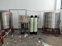 云南昆明某初级中学安装1吨反渗透直饮水设备